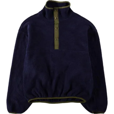 古着 90年代~ ウールリッチ WOOLRICH ハーフスナップ フリースプルオーバー USA製 メンズM相当 ヴィンテージ /eaa685800