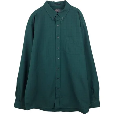 古着 ペンドルトン PENDLETON SIR PENDLETON チェック柄 ウールボタンダウンシャツ メンズXL相当 /eaa685994