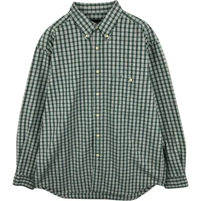 เสื้อผ้าเก่า Eddie Bauer Eddie Bauer เสื้อเชิ้ตแขนยาวลายตารางชาย M เทียบเท่า /eaa686037