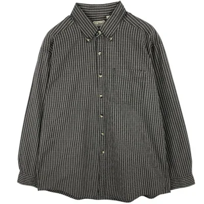 古着 エルエルビーン L.L.Bean 長袖 ボタンダウンチェックシャツ メンズL相当 /eaa686041