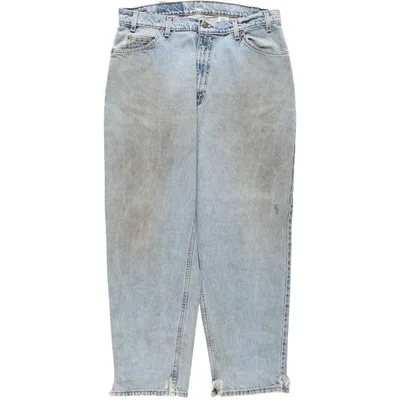 古着 90年代 リーバイス 42550-0214 LOOSE FIT TARERED LEG テーパードデニムパンツ USA製 メンズw36相当 オレンジタブ /eaa686225