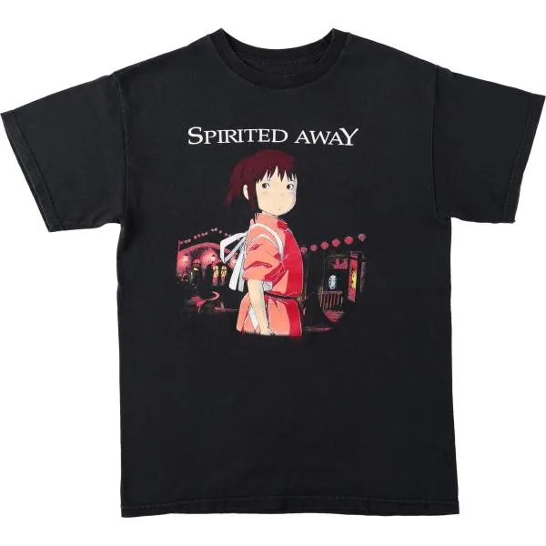 古着 SPIRITED AWAY 千と千尋の神隠し キャラクタープリントTシャツ メンズM相当 /evb035842