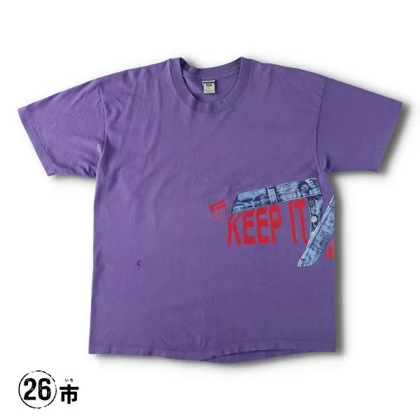 古着 90年代 リーバイス Levi's 半袖 プリントTシャツ USA製 メンズXL相当 ヴィンテージ /evb035907