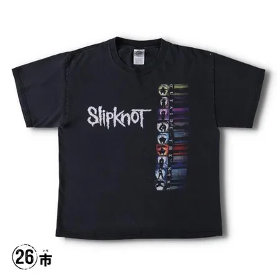 古着 00年代 デルタ DELTA SLIPKNOT スリップノット バンドTシャツ バンT メンズM相当 /evb035923