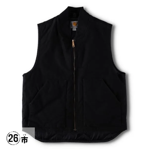 古着 カーハート Carhartt クラシックベスト 中綿入り ダックベスト メンズL相当 /evb035942