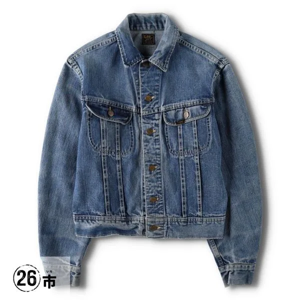 古着 60~70年代 リー Lee 101-J デニムジャケット Gジャン USA製 メンズM相当 ヴィンテージ /evb035950
