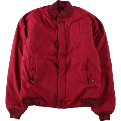 古着 80年代 Catalina Varsity 中綿入り ダービージャケット カップショルダージャケット USA製 メンズS相当 ヴィンテージ /evb036100