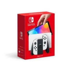 【未使用】Nintendo Switch 本体 (有機ELモデル) HEG-S-KAAAA ホワイト 【2021年10月】【広島本通】保証期間3ヶ月