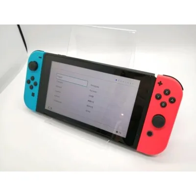 【中古】Nintendo Switch 本体 Joy-Con(L) ネオンブルー/(R) ネオンレッド HAC-S-KABAA 【2017年3月】【スマーク伊勢崎】保証期間1ヶ月【ランクC】