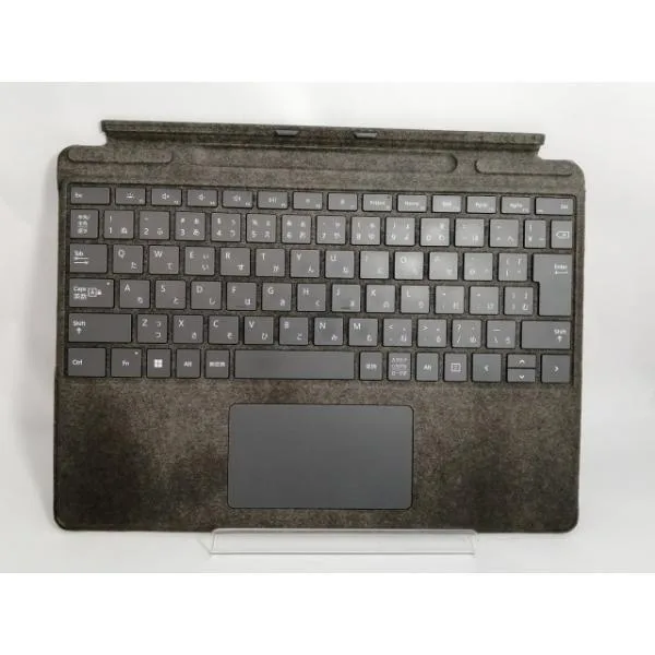 【中古】Microsoft Surface Pro Signature キーボード 日本語 プラチナ Pro8/9/X/13インチ用 8XA-00079【新宿】保証期間1週間