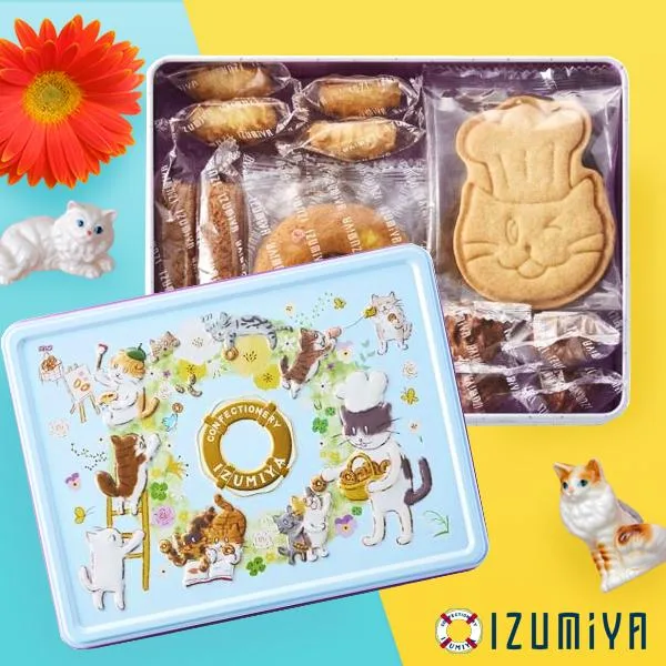 お菓子 お歳暮 ギフト 2026 猫 クッキー 缶 スイーツ 出産 結婚 内祝い お返し かわいい おしゃれ 誕生日 プレゼント 退職 焼き菓子 洋菓子 食べ物 asno