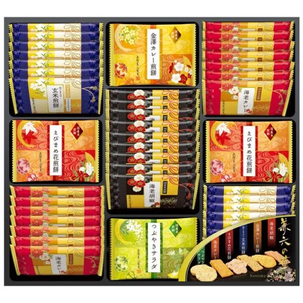 せんべい 煎餅 和菓子 お菓子 米菓 お歳暮 ギフト 2026 金澤兼六製菓 兼六の華 セット 内祝い お返し 個包装 おやつ 食品 食べ物 KRN-30R