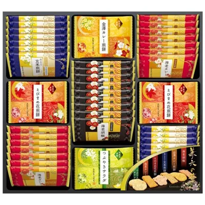せんべい 煎餅 和菓子 お菓子 米菓 お歳暮 ギフト 2026 金澤兼六製菓 兼六の華 セット 内祝い お返し 個包装 おやつ 食品 食べ物 KRN-30R