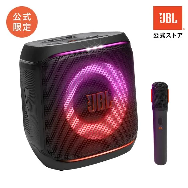 JBL PARTYBOX ENCORE 2 | 公式限定 ワイヤレスマイク付き パーティスピーカー Bluetooth スピーカー ポータブルスピーカー IPX4 防水 jbl