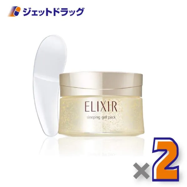 【化粧品】エリクシール シュペリエル スリーピングジェルパック W 105g ×2個〔塗って寝る・ジェルパック〕
