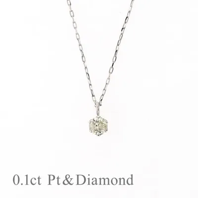 ネックレス プラチナ ダイヤモンド 0.1ct 一粒 PT900 PT レディース 誕生日プレゼント 30代 40代 彼女 女性 ギフト 記念日