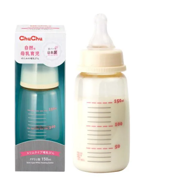 哺乳瓶 スリムタイプ プラスチック製 PPSU 150mL 日本製 チュチュ ChuChu ジェクス 爆買