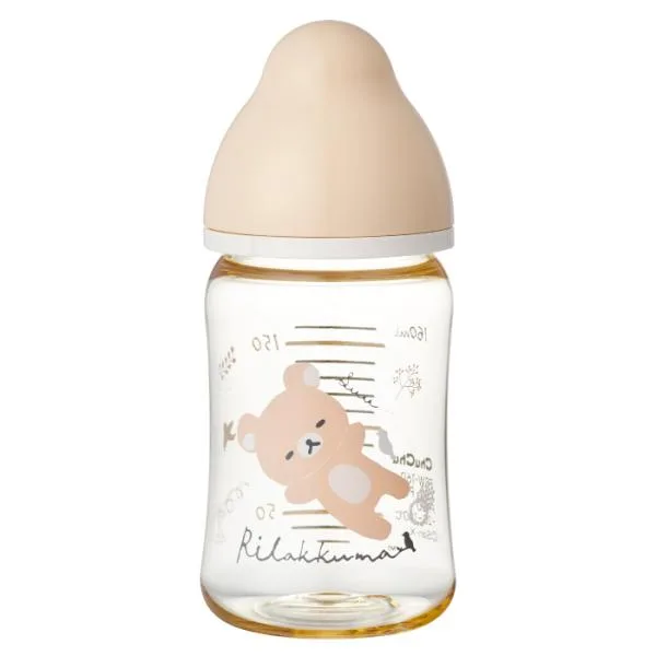 哺乳瓶 プラスチック製哺乳びん リラックマ マルチフィット 広口タイプ 160mL 哺乳瓶 日本製 チュチュ ChuChu ジェクス 爆買