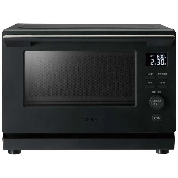 東芝 TOSHIBA 電子レンジ 23L フラット プレミアムモデル ヘルツフリー ブラック ER-S10A(K)