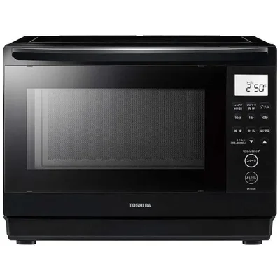 東芝 TOSHIBA スチームオーブンレンジ 26L フラット 石窯ドーム ワイド&コンパクト ブラック ER-D70B-K