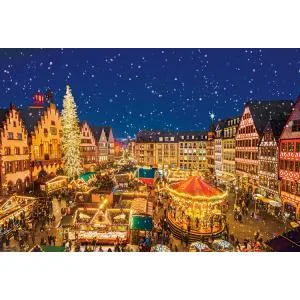 ジグソーパズル 1000ピース フランクフルトのクリスマスマーケット BEV-1000-129