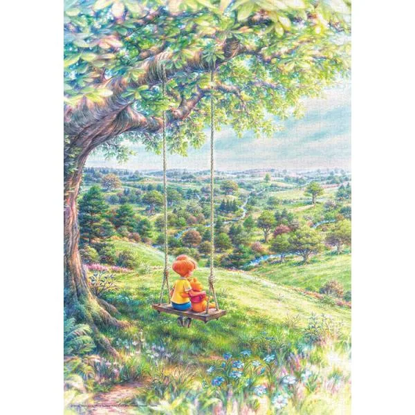 Jigsaw Puzzle 1000 Piece Forever, Forever... Winnie the Pooh TEN-D1000-918