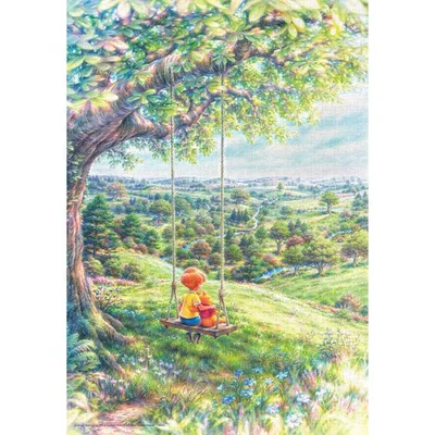 Jigsaw Puzzle 1000 Piece Forever, Forever... Winnie the Pooh TEN-D1000-918