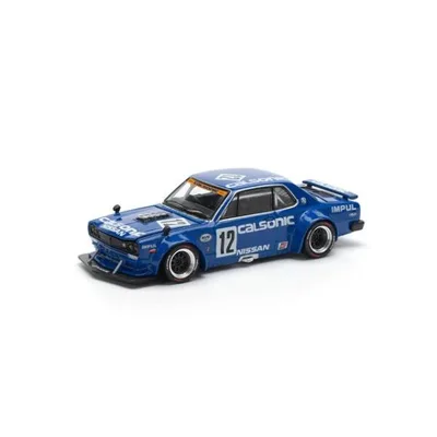 POP RACE 1/ 64 スカイラインGT-R V8ドリフト(ハコスカ)カルソニック(PR640114)ミニカー 返品種別B