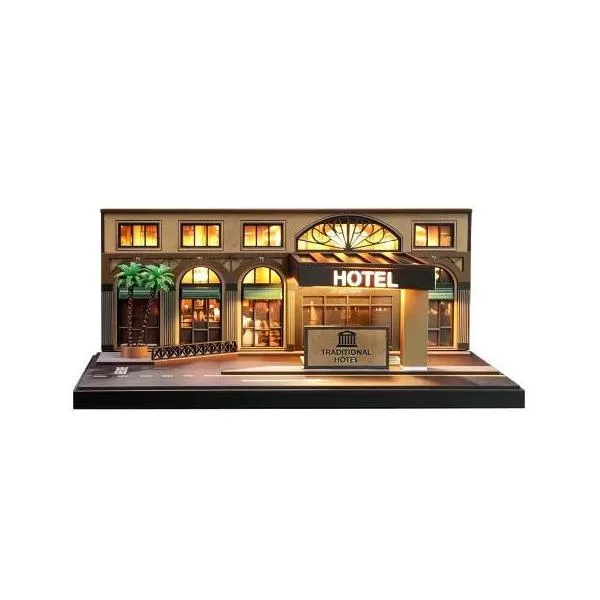 収蔵家 1/ 64 海外情景ジオラマ TRADITIONAL HOTEL(SCJ-82071)ミニカー 返品種別B