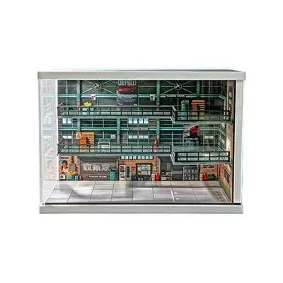 収蔵家 1/ 64 都市情景ジオラマ インダストリアル・ウェアハウス(SCJ-82076)ミニカー 返品種別B