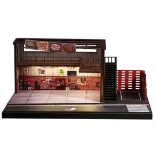 収蔵家 1/ 64 アメリカンスタイルの修理工場ジオラマ(SCJ82064)ミニカー 返品種別B