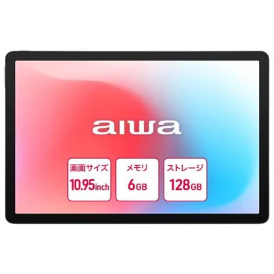 aiwa|アイワ 10.95型 Androidタブレット aiwa tab AS11L-2 (Android 15/ メモリ 6GB/ ストレージ 128GB/ SIMフリー)−ブラック JA5-TBA1102 返品種別A