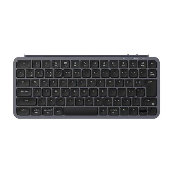 Keychron|キークロン B1 Pro ウルトラスリム ワイヤレスキーボード(日本語配列・かな印字なし スペースグレー) B1P-K1Z-JIS 返品種別A