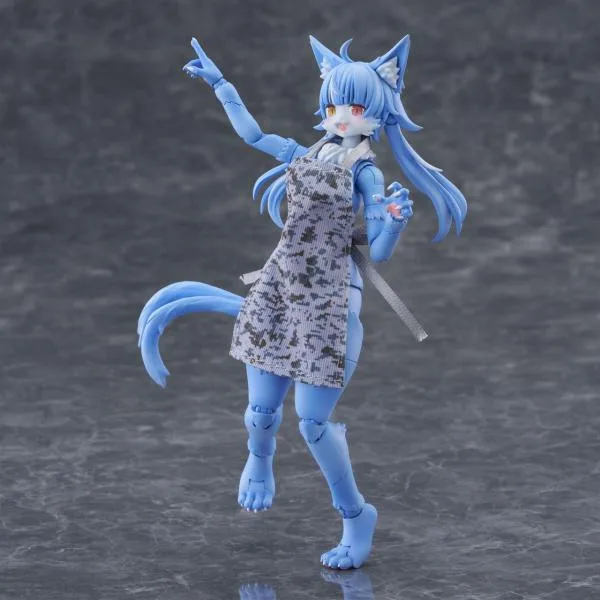 アオシマ NONスケール けもプラ おまねこ(KP-04R)プラモデル 返品種別B