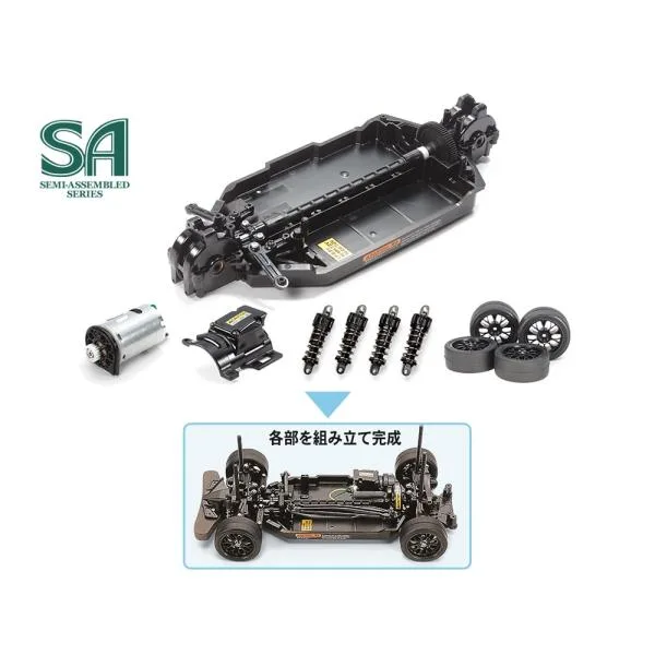 タミヤ 1/ 10 電動RCカー組立キット ファーストトライ RCキット (オンロードカータイプTT-02シャーシ)(57986)ラジコン 返品種別B