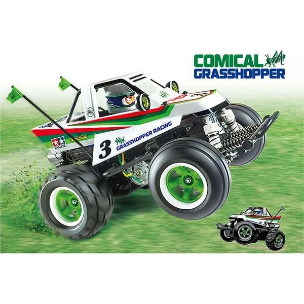 タミヤ 1/ 10 電動RC組立キット コミカルグラスホッパー (WR-02CBシャーシ)(58662)ラジコン 返品種別B
