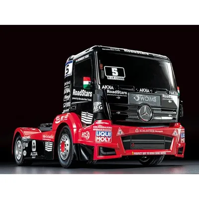 タミヤ 1/ 14 電動RC組立キット トレーラーヘッド メルセデス・ベンツ アクトロス MP4 MB モータースポーツ (TT-01シャーシ TYPE-E)(58683)ラジコン 返品種別B