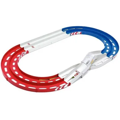 タミヤ ミニ四駆 オーバルホーム立体レーンチェンジ(トリコロール)(94893)ミニ四駆サーキット 返品種別B