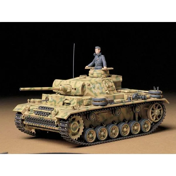 タミヤ 1/ 35 ミリタリーミニチュアシリーズ ドイツ III号戦車L型 (35215)プラモデル 返品種別B