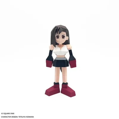 スクウェア・エニックス ファイナルファンタジーVII ポリゴンソフビ ティファ・ロックハートフィギュア 返品種別B