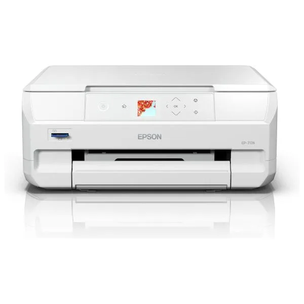 エプソン A4カラーインクジェットプリンター複合機 EPSON Colorio(カラリオ) EP-717A 返品種別A
