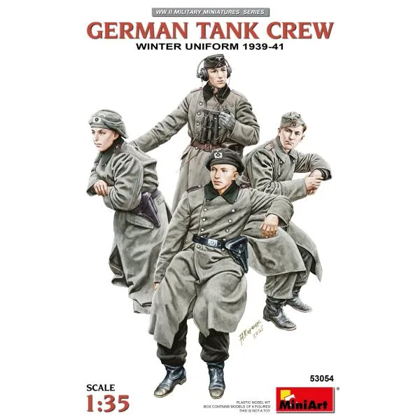 ミニアート 1/ 35 ドイツ軍戦車乗組員 冬服 1939-41年(MA53054)プラモデル 返品種別B