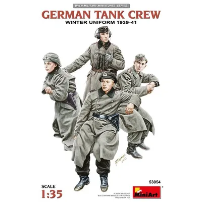 ミニアート 1/ 35 ドイツ軍戦車乗組員 冬服 1939-41年(MA53054)プラモデル 返品種別B