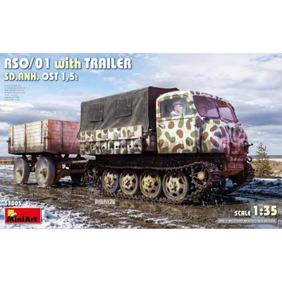 ミニアート 1/ 35 RSO/ 01 w/ トレーラー Sd.Anh. Ost 1.5 t(MA53005)プラモデル 返品種別B