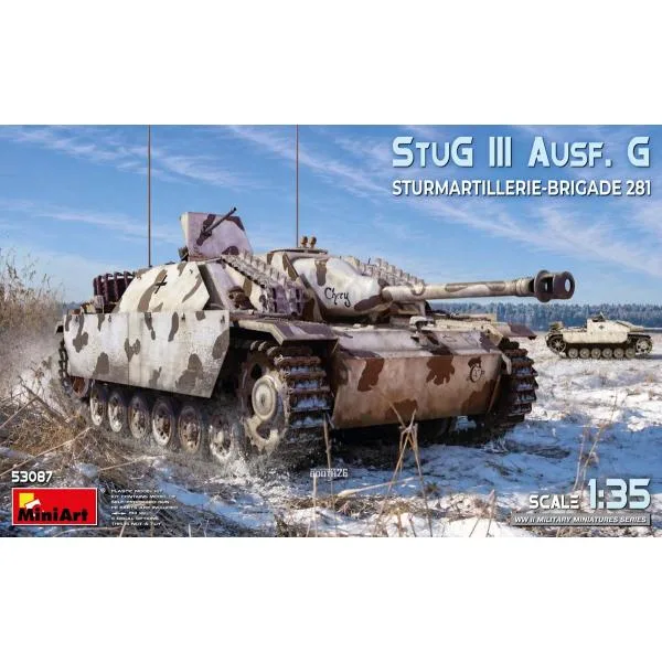 ミニアート 1/ 35 III号突撃砲 G型 第281突撃砲旅団(MA53087)プラモデル 返品種別B