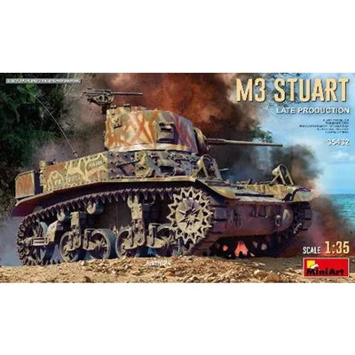 ミニアート 1/ 35 M3 スチュアート軽戦車 後期生産型(MA35432)プラモデル 返品種別B