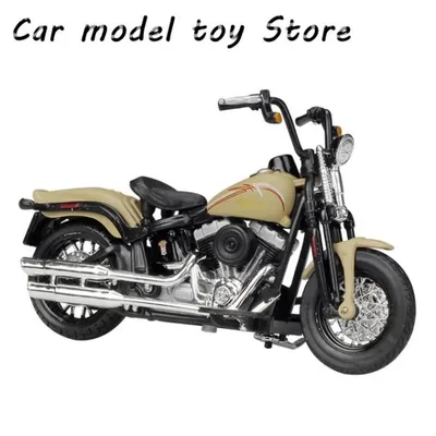 並行輸入品 1:18 HARLEY 2008 FLSTSB CROSS BONES MOTORCYCLE MODEL TOY COLLECTION MINI MOTO DIE CAST WITH PLASTIC PART