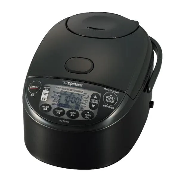 海外向け炊飯器 220V - 230V 仕様 象印 マホービン 極め炊き ZOJIRUSHI マイコン 炊飯器 5.5合炊き 日本製 ブラック NL-GLH10 ( NS-YMH10 後継モデル ) 爆買