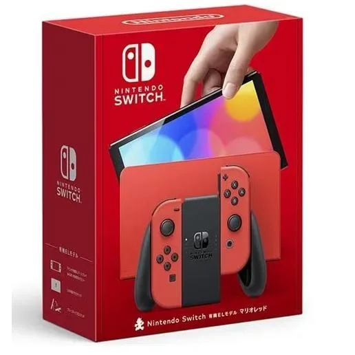 【新品】Nintendo Switch(有機ELモデル) マリオレッド 箱訳あり【即日発送、土、祝日発送】【送料無料】