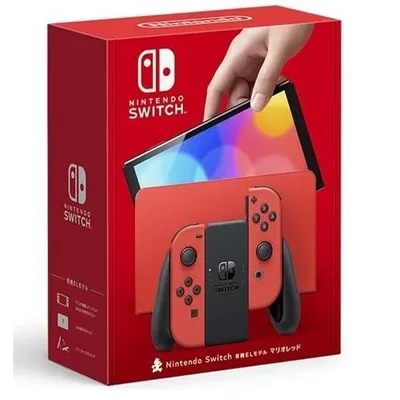 【新品】Nintendo Switch(有機ELモデル) マリオレッド 箱訳あり【即日発送、土、祝日発送】【送料無料】